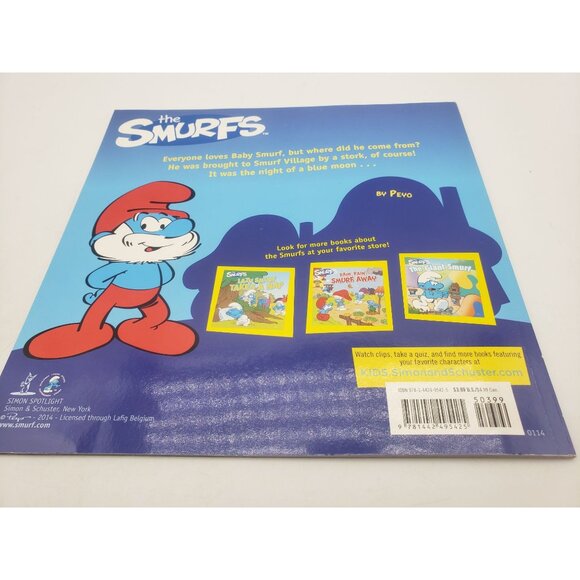 The Smurfs Welcome Baby Smurf Childrens Book First Edition - Picture 7 of 7